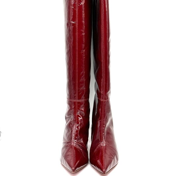 Christian Louboutin CONDOROCOMBO BOTTA 55 Tall Knee High Boots Heels - Picture 9 of 15